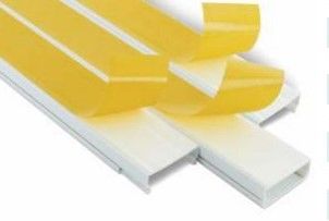 Kapalı Tip Plastik Kablo Kanalları (Yapışkan Bantlı)